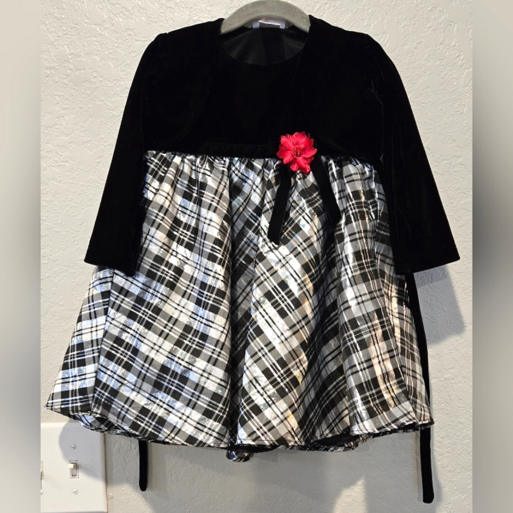 Holiday Dress w/ Shrug - 2T